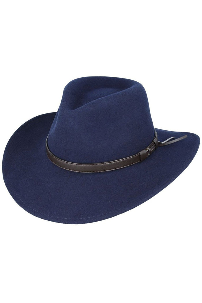 PURE WOOL FELT CRUSHABLE COWBOY HAT
