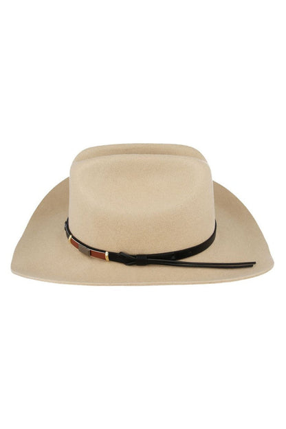 PURE WOOL STIFF COWBOY HAT