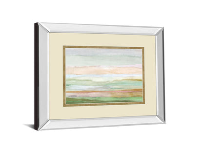 Pursuit By Ruth Palmer - Mirror Framed Print Wall Art - Pink