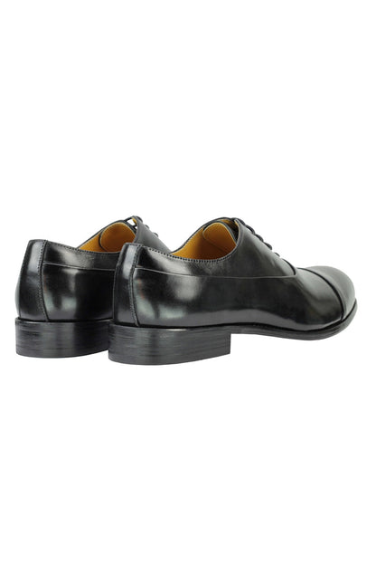 Real Leather Formal Lace up Black