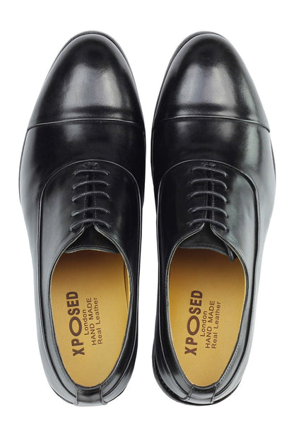 Real Leather Formal Lace up Black