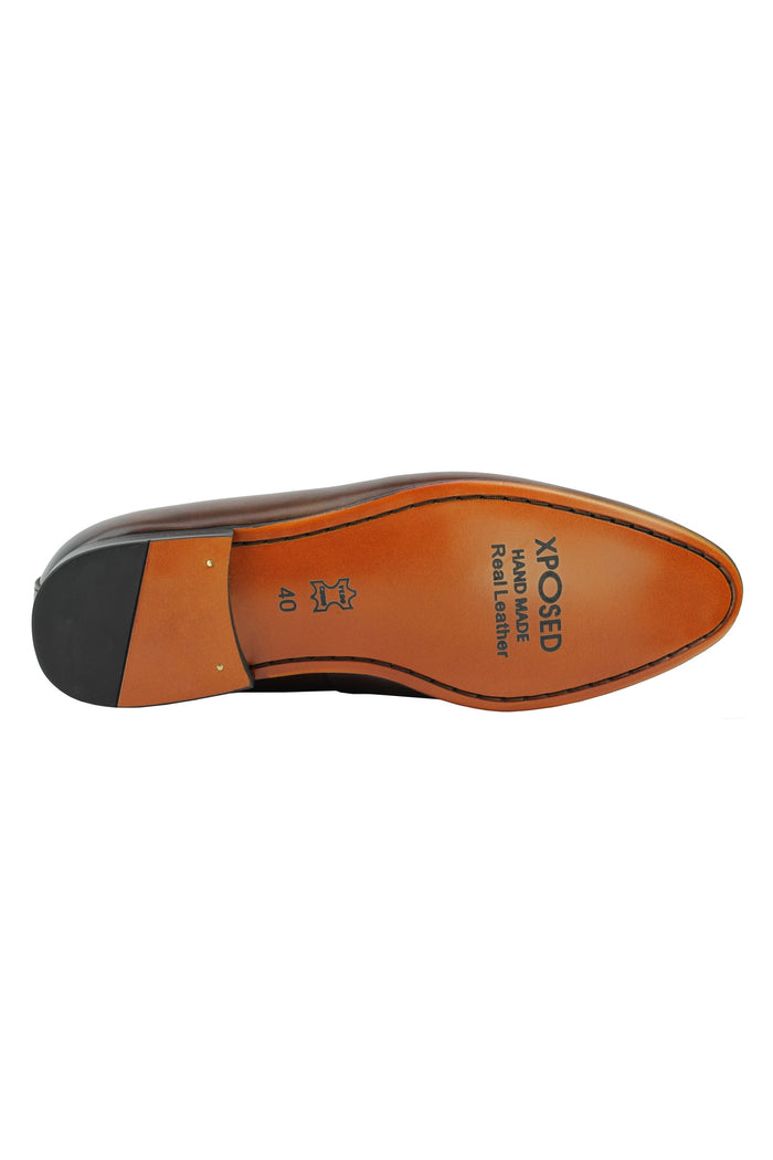 Real Leather Horse bit Snaffel Loafers
