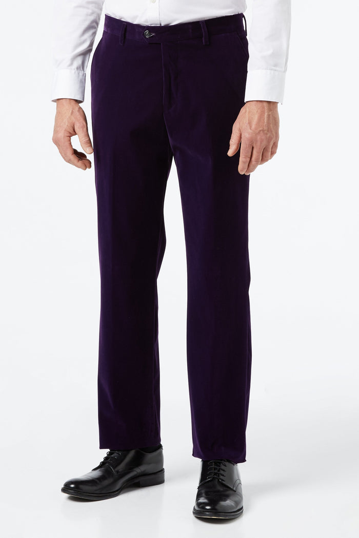 Ricky - Purple Velvet 3 Piece Wedding Suit