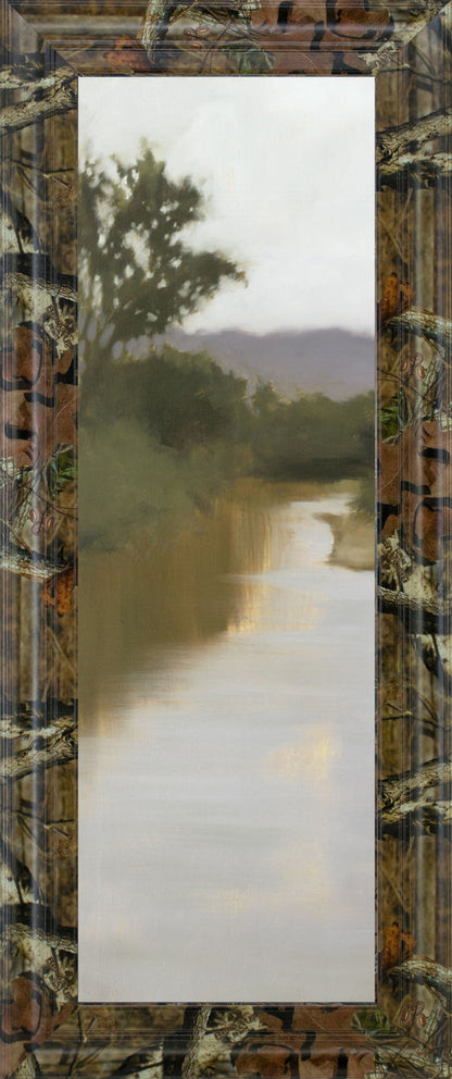 River Journey By Megan Lightell - 18 x 42 - Gray