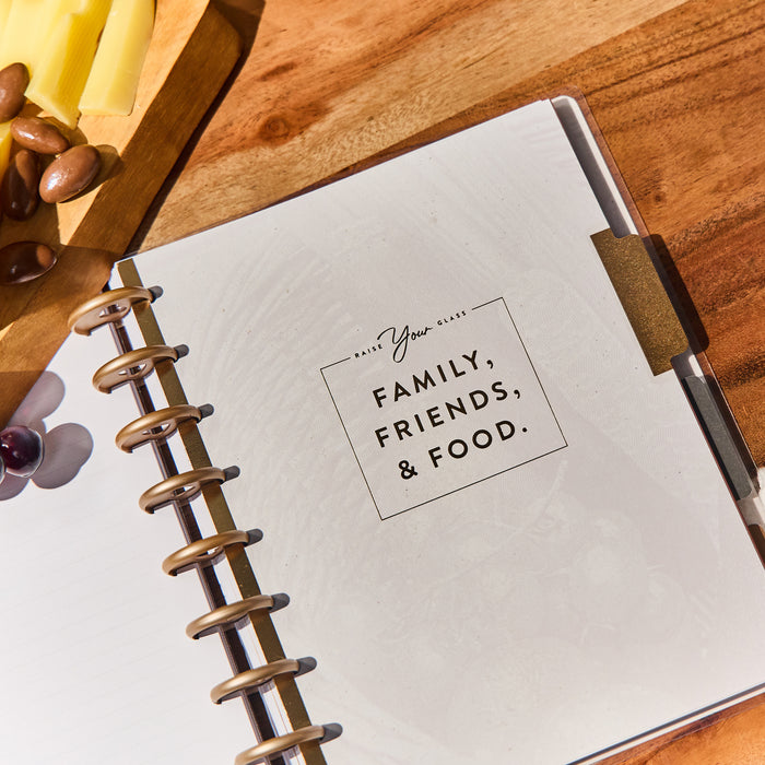 Rustic Roots Meal Planning - Classic Guided Meal Planning Journal - 80 Sheets