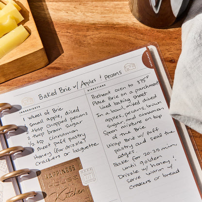 Rustic Roots Meal Planning - Classic Guided Meal Planning Journal - 80 Sheets