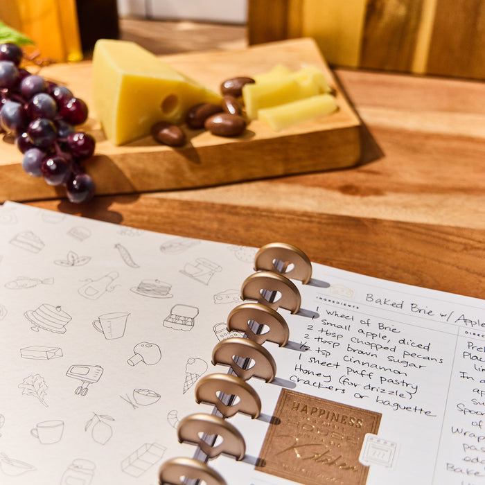Rustic Roots Meal Planning - Classic Guided Meal Planning Journal - 80 Sheets