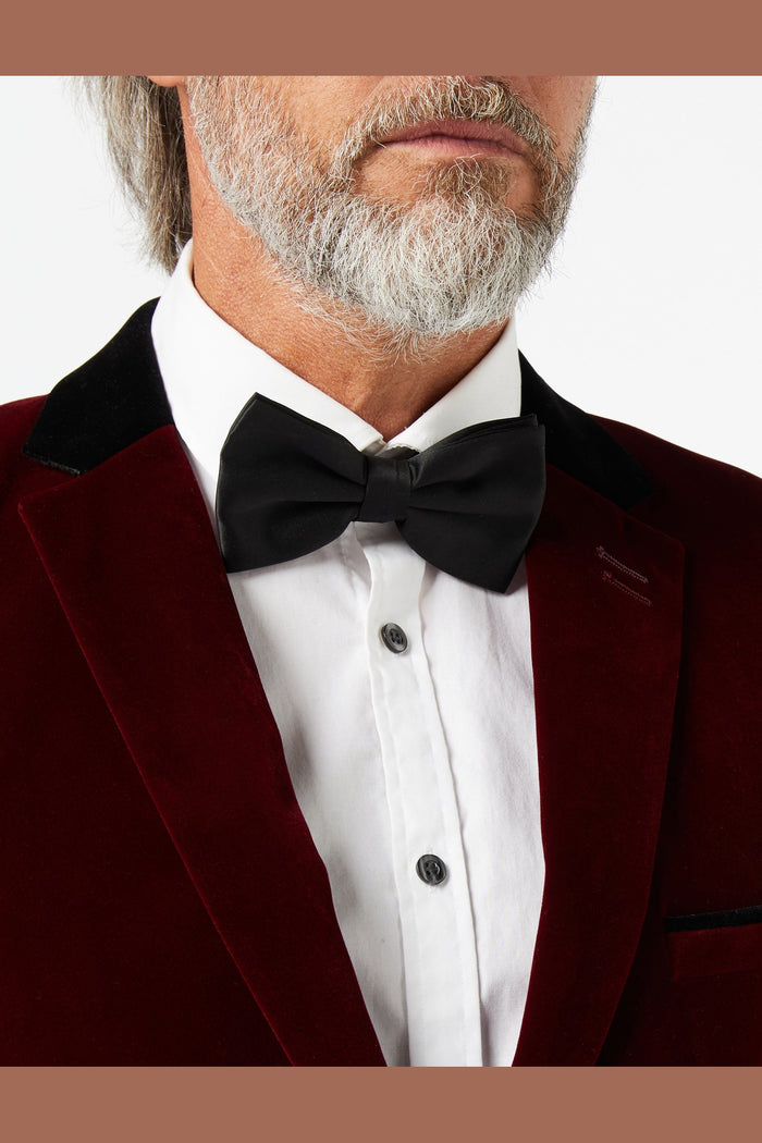 SAM - Burgundy Velvet Blazer