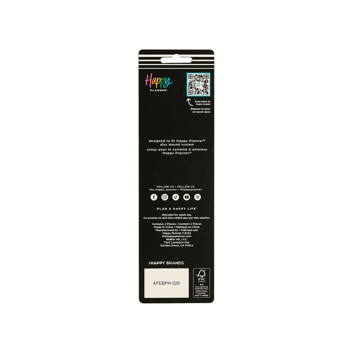 Back packaging for Screen Free Society - Elastic Band Pen Holder - 2 Pack designed for planners and notebooks