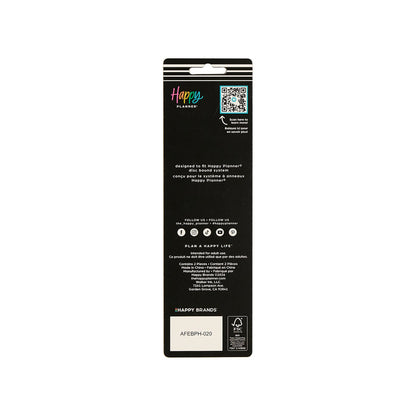 Back packaging for Screen Free Society - Elastic Band Pen Holder - 2 Pack designed for planners and notebooks