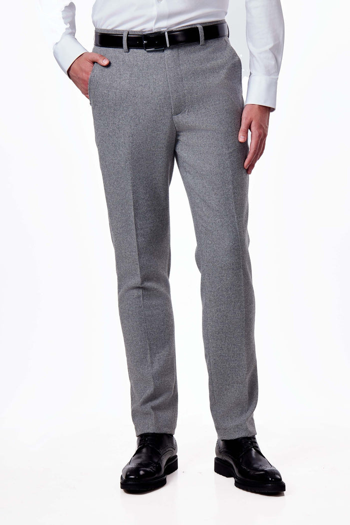 SEAN - Grey Tailored Suit Trousers
