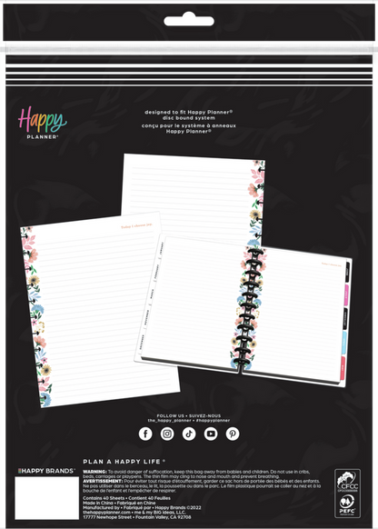 Seasonal Whimsy - Dotted Lined Big Filler Paper - 40 Sheets