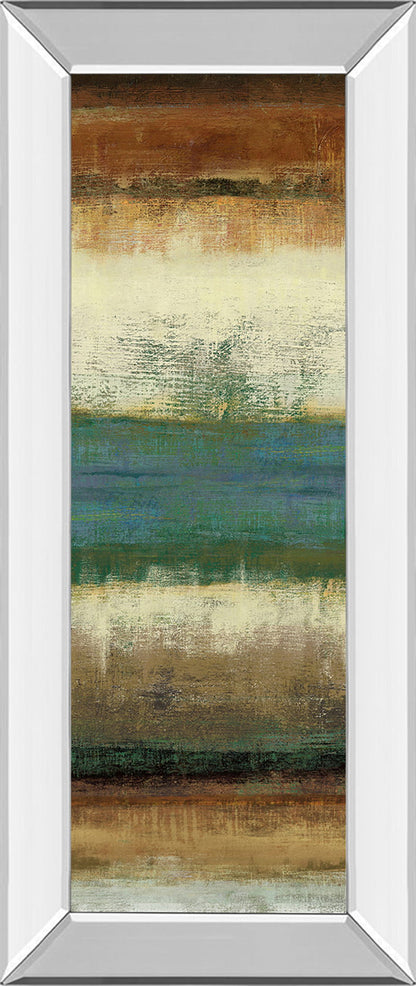 Sky By Allison Pearce - Mirror Framed Print Wall Art - Beige