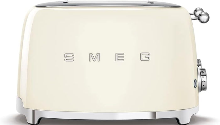 SMEG 4 Slice Toaster TSF03, Retro Stainless - Steel Toaster with Wide Slots - electronicsexpo.com - Toasters & Toaster Ovens