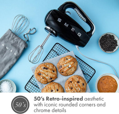 SMEG 50's Retro Style Electric Hand Mixer with Set of Beaters - electronicsexpo.com - Hand Mixers