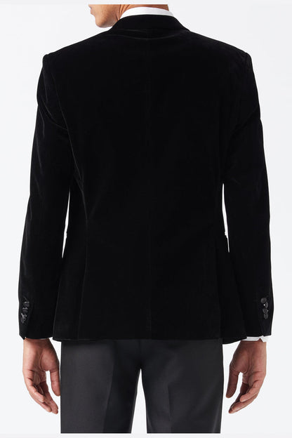 SMITH - TUXEDO VELVET DOUBLE BREASTED BLAZER