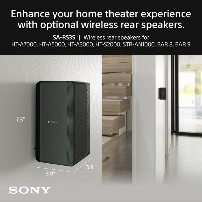 Sony SA - RS3S Wireless Surround Speaker Kit for Select Sony Sound Bars and A/V Receivers - electronicsexpo.com - Surround Speakers