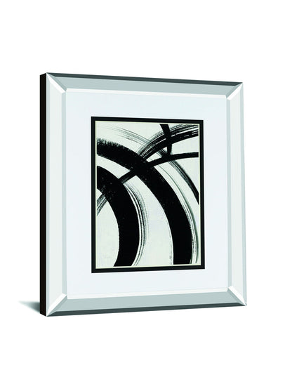 Spontaneous I By Farida Zaman Mirrored Frame - Gray