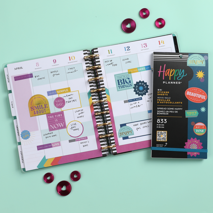 Spread Some Happy - Value Pack Stickers - Mini