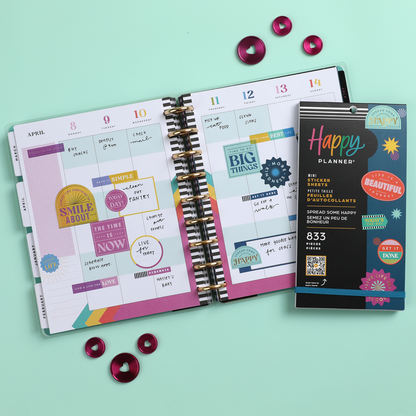 Spread Some Happy - Value Pack Stickers - Mini