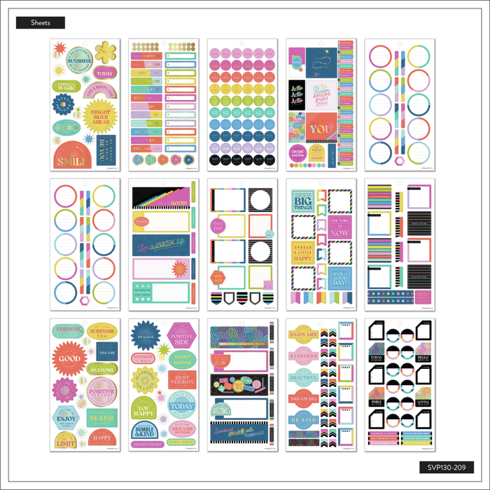 Spread Some Happy - Value Pack Stickers - Mini