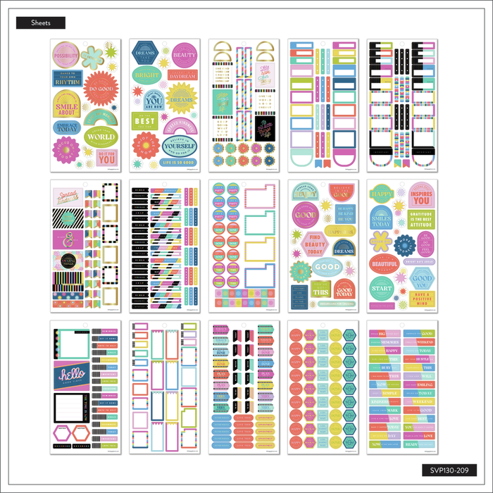 Spread Some Happy - Value Pack Stickers - Mini