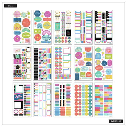 Spread Some Happy - Value Pack Stickers - Mini