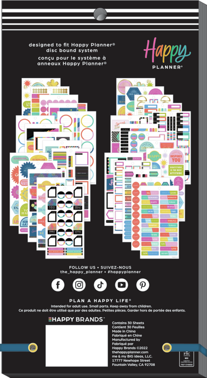 Spread Some Happy - Value Pack Stickers - Mini