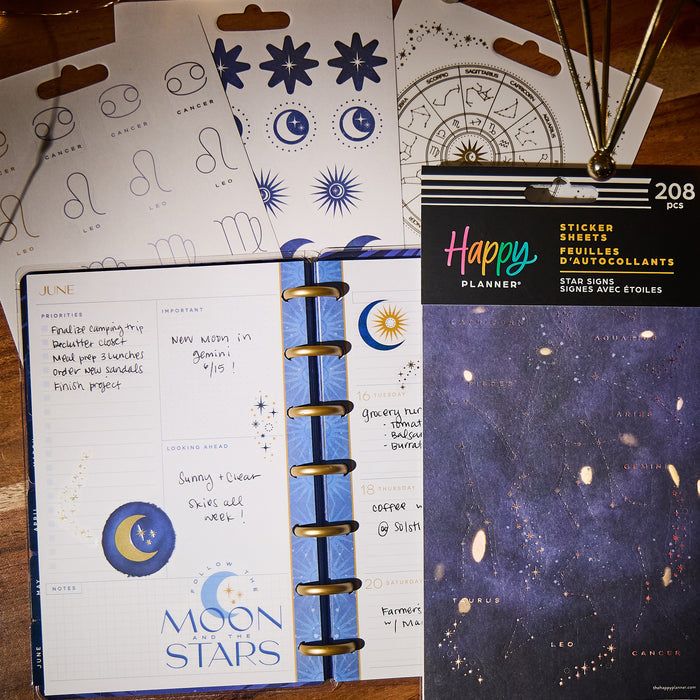 Star Signs - 10 Sticker Sheets