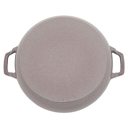 Staub Cast Iron 3.5 - qt Braiser with Glass Lid (Lilac) - electronicsexpo.com - Dutch Ovens