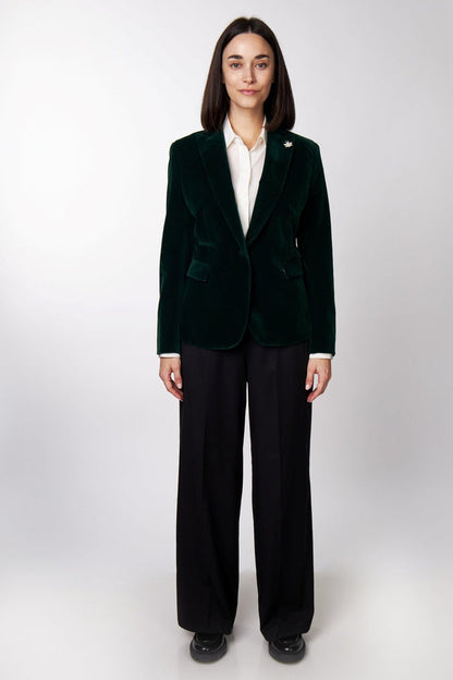STELLA - LADIES GREEN BLAZER