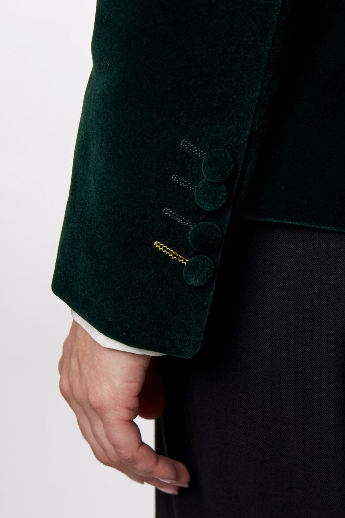 STELLA - LADIES GREEN BLAZER