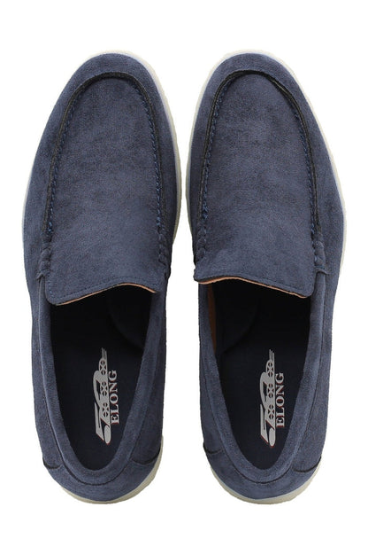 SUEDE FAUX LEATHER MOCCASINS