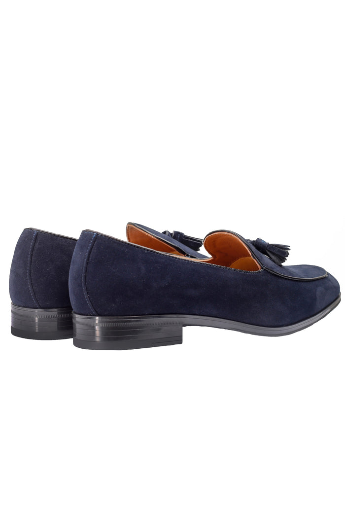 SUEDE TASSEL LOAFERS