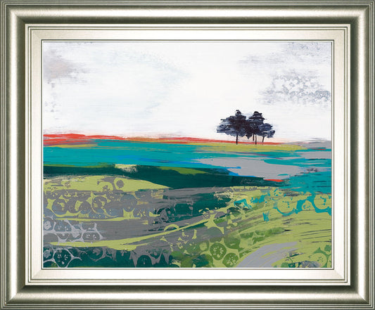 Summer Breeze By Leslie Bernsen - Framed Print Wall Art - Gray