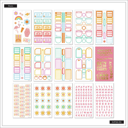 Sunshine Vibes - Value Pack Stickers