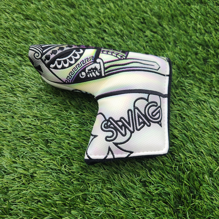 SWAG KING OF SPADES BLADE PUTTER HEADCOVER VERYGOOD