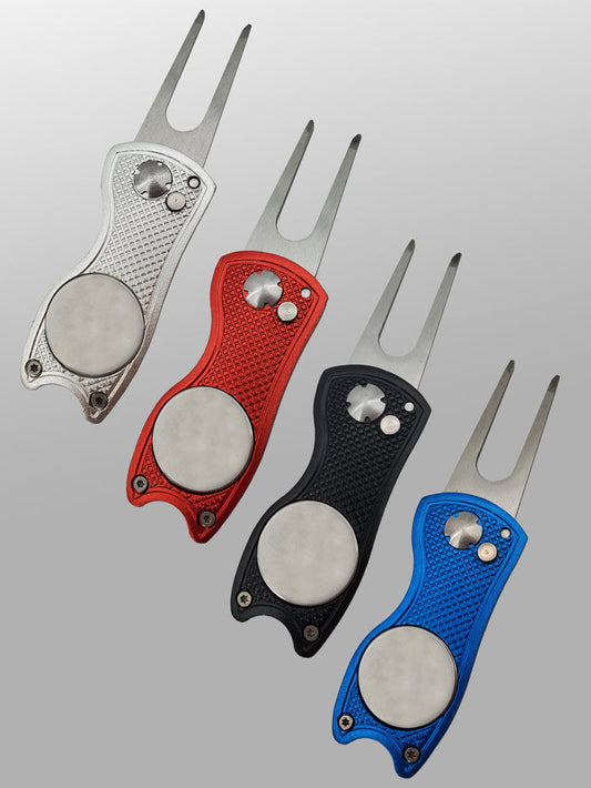 SWITCHBLADE DIVOT TOOL AND BALL MARKER
