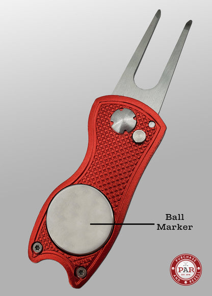 SWITCHBLADE DIVOT TOOL AND BALL MARKER