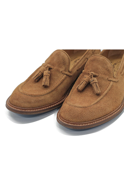 TAN ITALIAN SUEDE TASSEL LOAFER