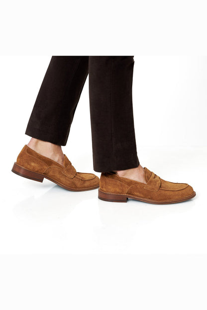 TAN SUEDE PENNY LOAFER