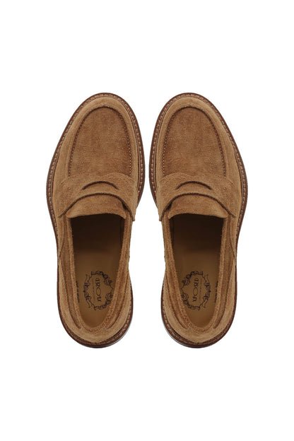TAN SUEDE PENNY LOAFER
