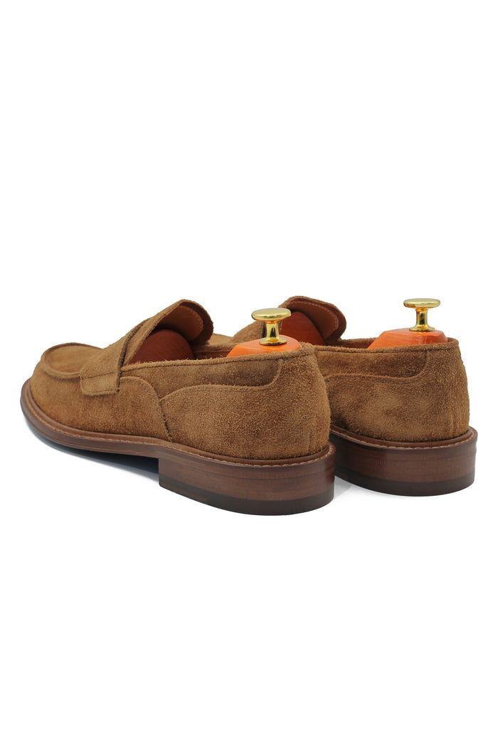 TAN SUEDE PENNY LOAFER