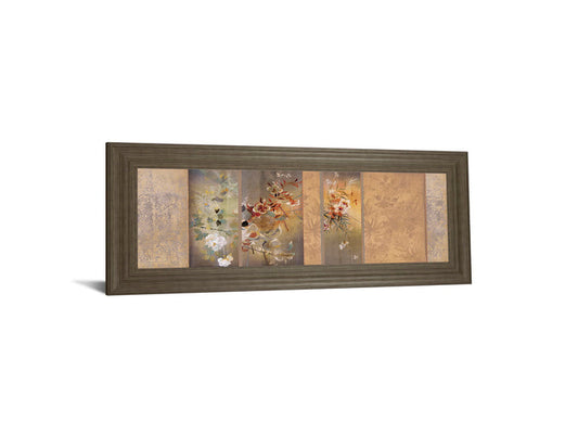 Tea Garden Il By Douglas - Framed Print Wall Art - Beige