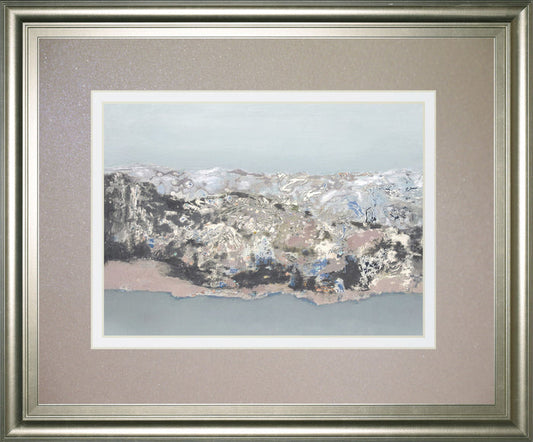 Terrain By Caroline - Framed Print Wall Art - Dark Gray