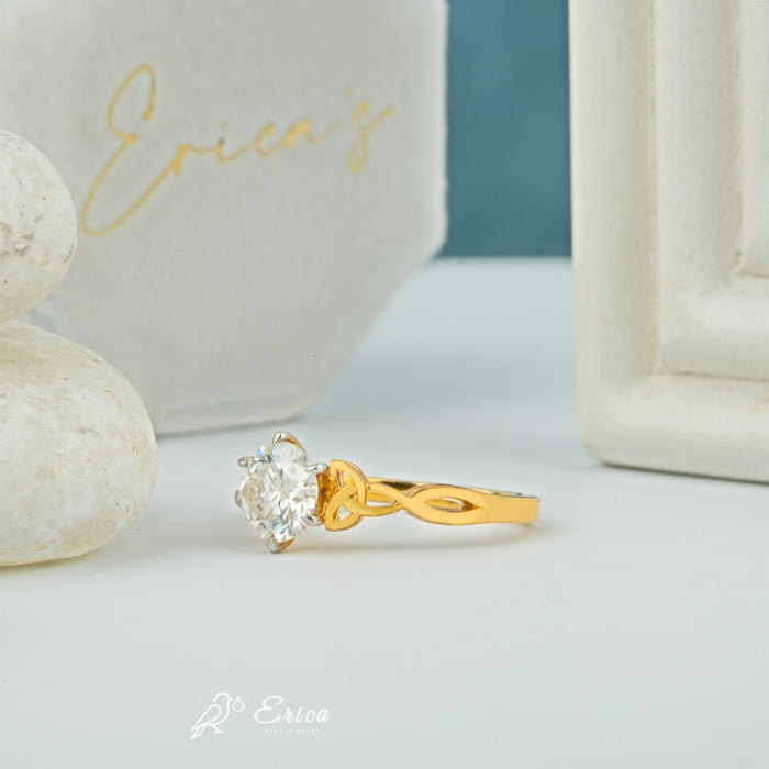 The Aria - Round Brilliant Lab Grown Diamond Solitaire Ring