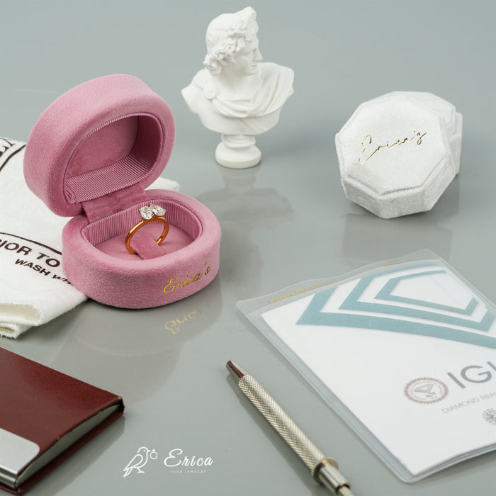 The Beloved - Pear & Oval Lab Grown Diamond Toi et Moi Ring