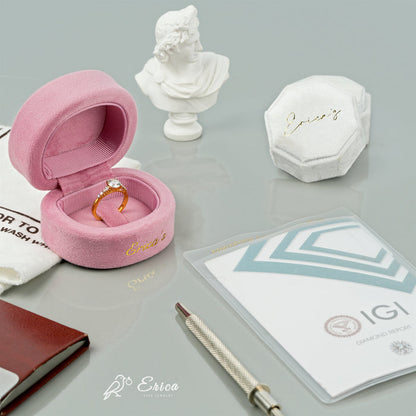 The Celeste - Round Lab Grown Diamond Cluster Ring