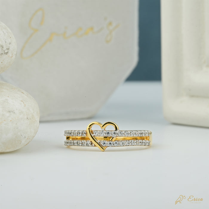 The Chevron - Curved Lab Grown Diamond Pavé Band