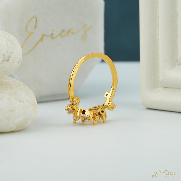 The Ivy - Botanical Leaf Lab Grown Diamond Band